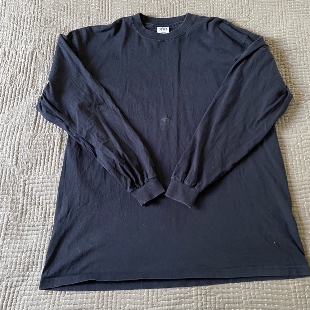 Shaka Navy Long Sleeve Tee